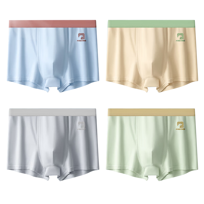 Hodo Youth Pure Cotton Antibacterial Breathable Boys Underwear 7A Antibacterial Crotch Developmental Age 12-16 Years Old Large Kids 180