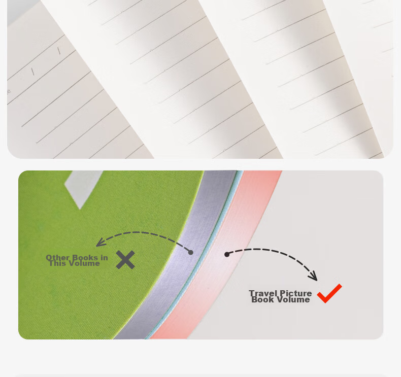 Deli B5/60 Sheets Lined Paper, Smooth Writing Paper, English Notebook, Wirebound Soft Cover Notebook for Homework And Notes, Study Supplies, Single Notebook WB560-P 12