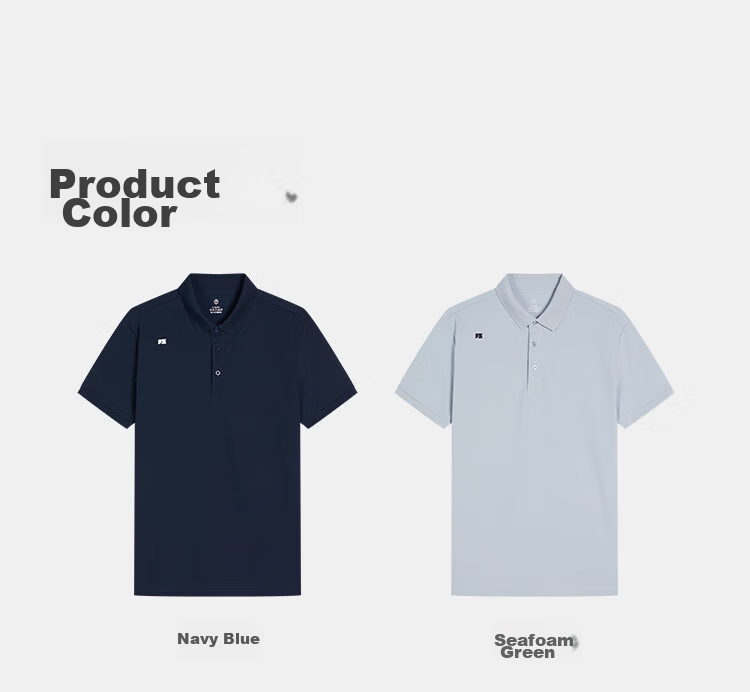 JD Original [Lightning Quick-Dry] Men's Short-Sleeve Polo Shirt, Men's T-Shirt, Men's Clothing, Navy Blue, XXL 20