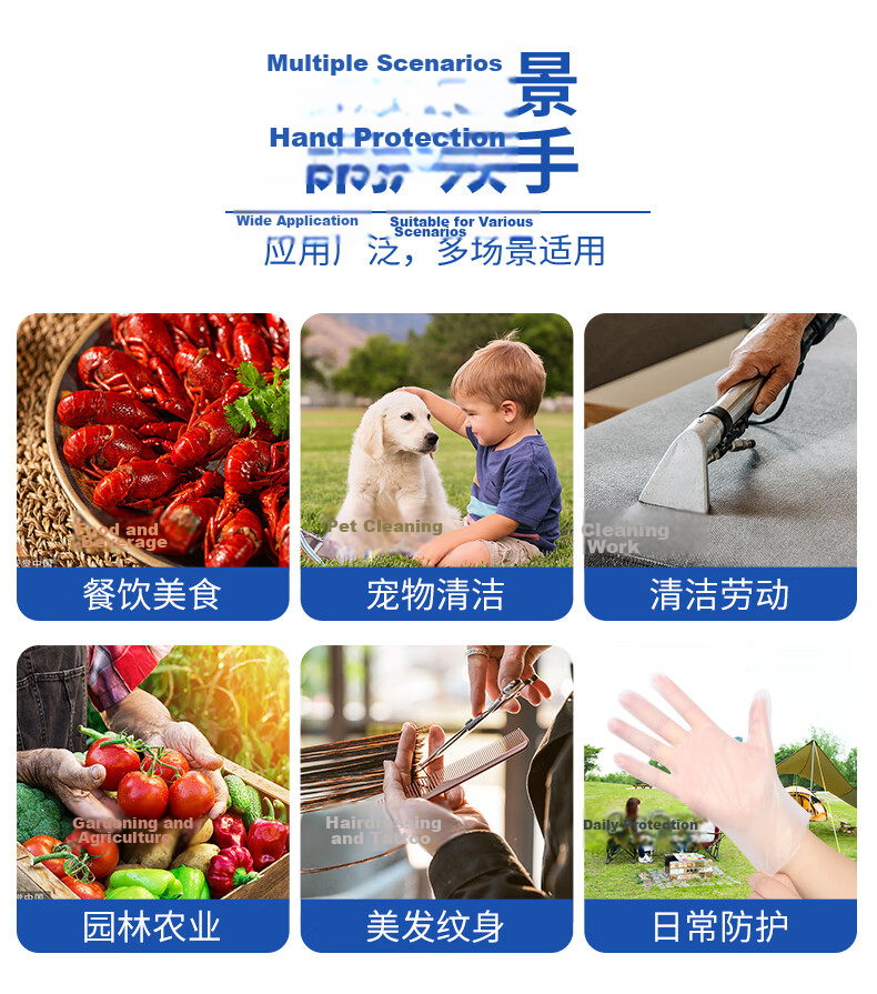 Inco Medical Disposable Food-Grade TPE Gloves for Dining and Takeout, 200pcs/Box, Size L 10