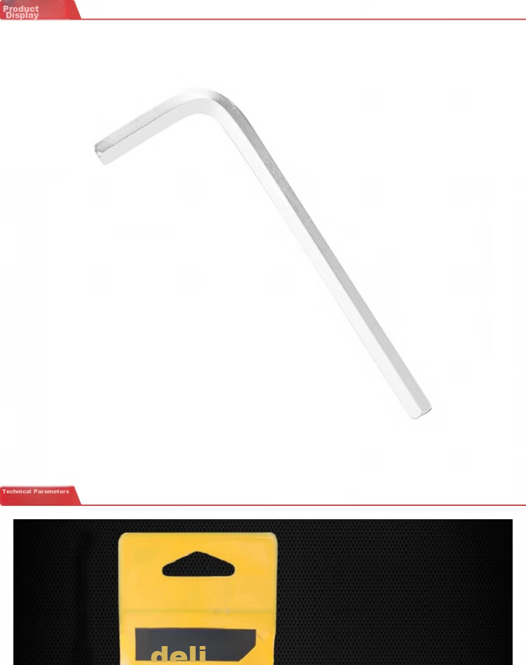 Deli Standard Flat Head Hex Key Wrench 5mm DL3005 1