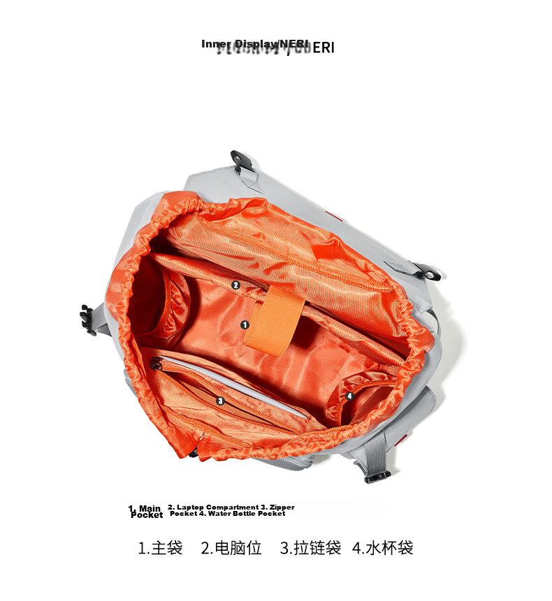 BOSTANTEN Xingqi Backpack Unisex Student School Bag Travel Backpack Camera Drone Inner Bag Large Capacity Laptop Bag 22
