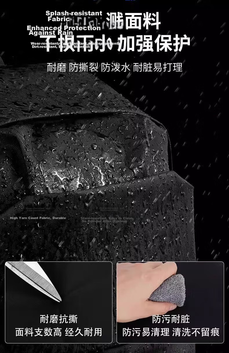 Huili Backpack for Men, Large Capacity, New Lightweight Design, Suitable for Travel, Business Trips, Commuting, Laptop Bag, School Bag for Middle School Students 7