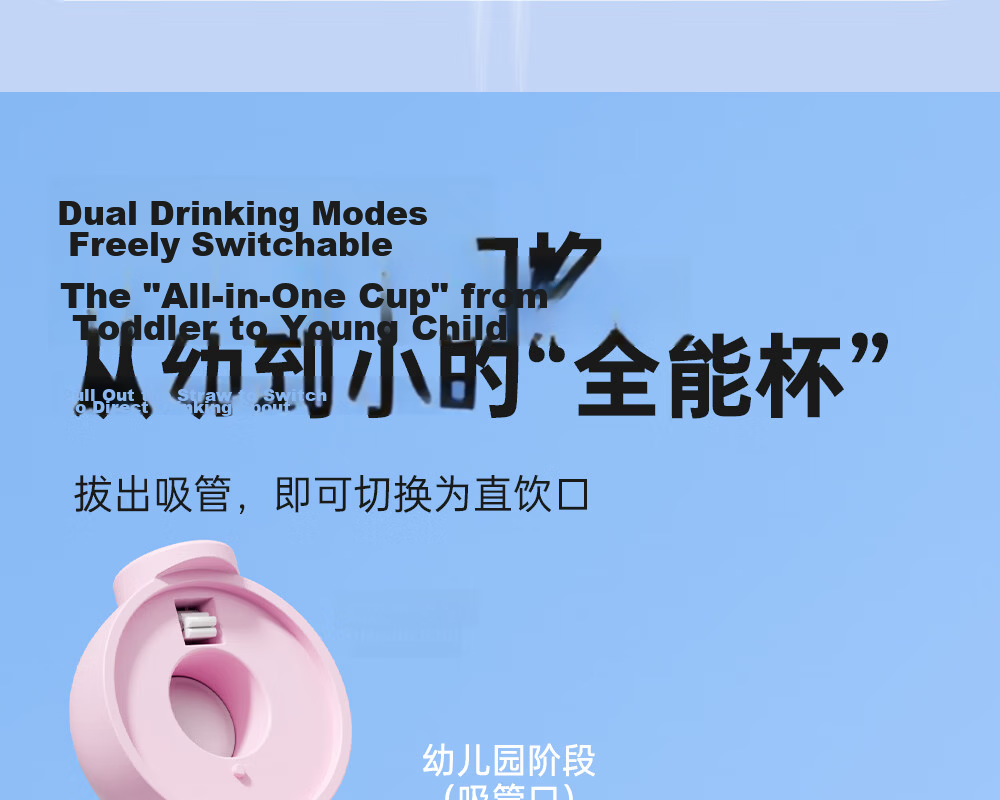 FGA Fuguang Children's Smart Fingerprint Cup, 316L Stainless Steel Insulated Cup, Large Capacity Straw Water Bottle for Boys And Girls, Elementary School Students 21