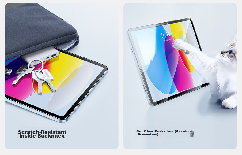 Shanmo iPad 11/10 Tempered Glass Screen Protector Dust-Free Warehouse 11-Inch A16 Chip 2025 Apple Tablet HD Quick-Apply Film 11