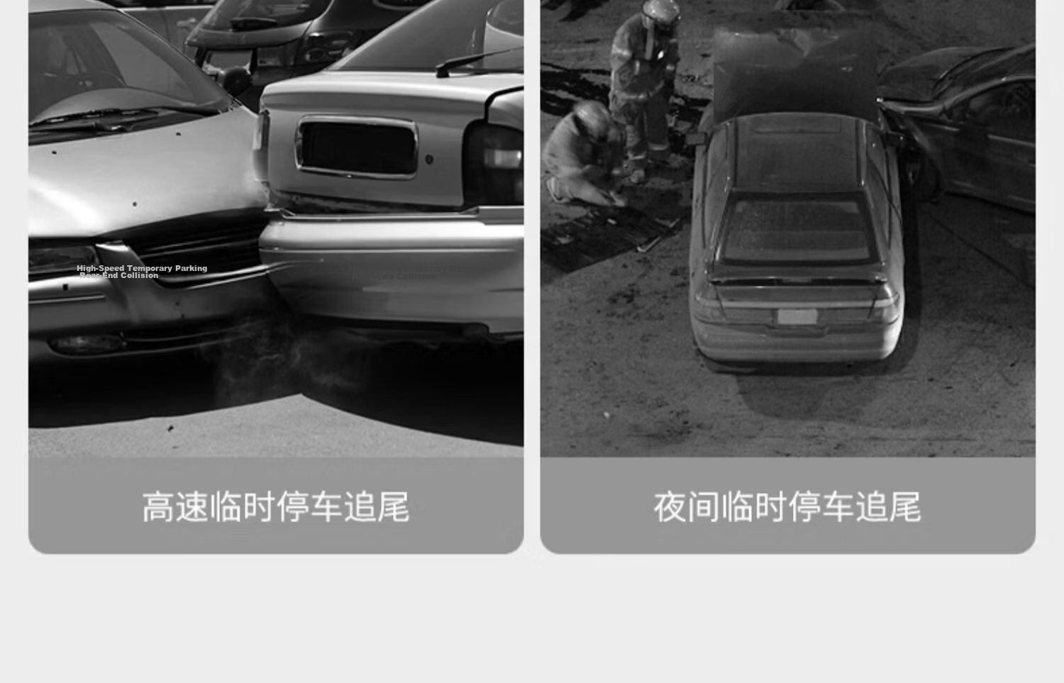 Beifute Car Tripod Warning Sign High-Visibility Reflective Vest Vehicle Inspection 2-Piece Set National Standard Emergency Folding Triangle Sign 3