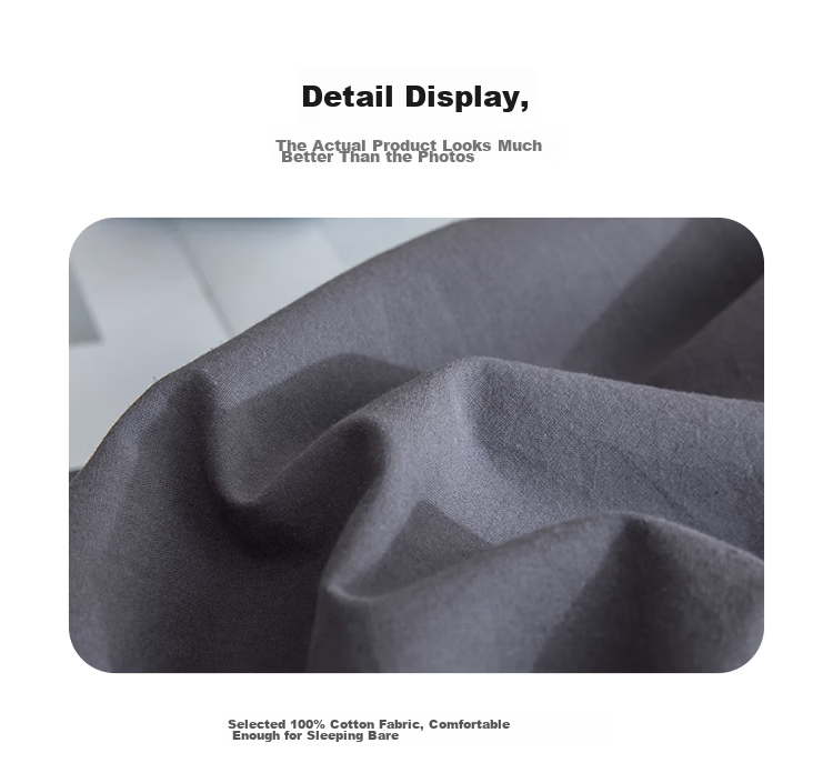 Wuyinliangpin Class A 100% Pure Cotton Duvet Cover, 150×200cm Single Piece, All-Cotton Bedding Duvet Cover for Single Person, Berlin Blue 11