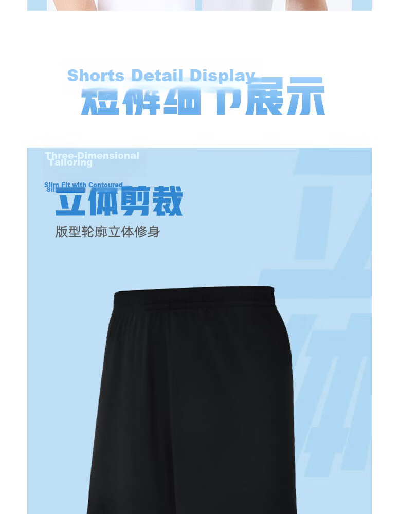 LI-NING Men's Sports Set 2026 Summer New Pure Cotton Breathable Short Sleeve and Shorts Running Fitness Outfit 15