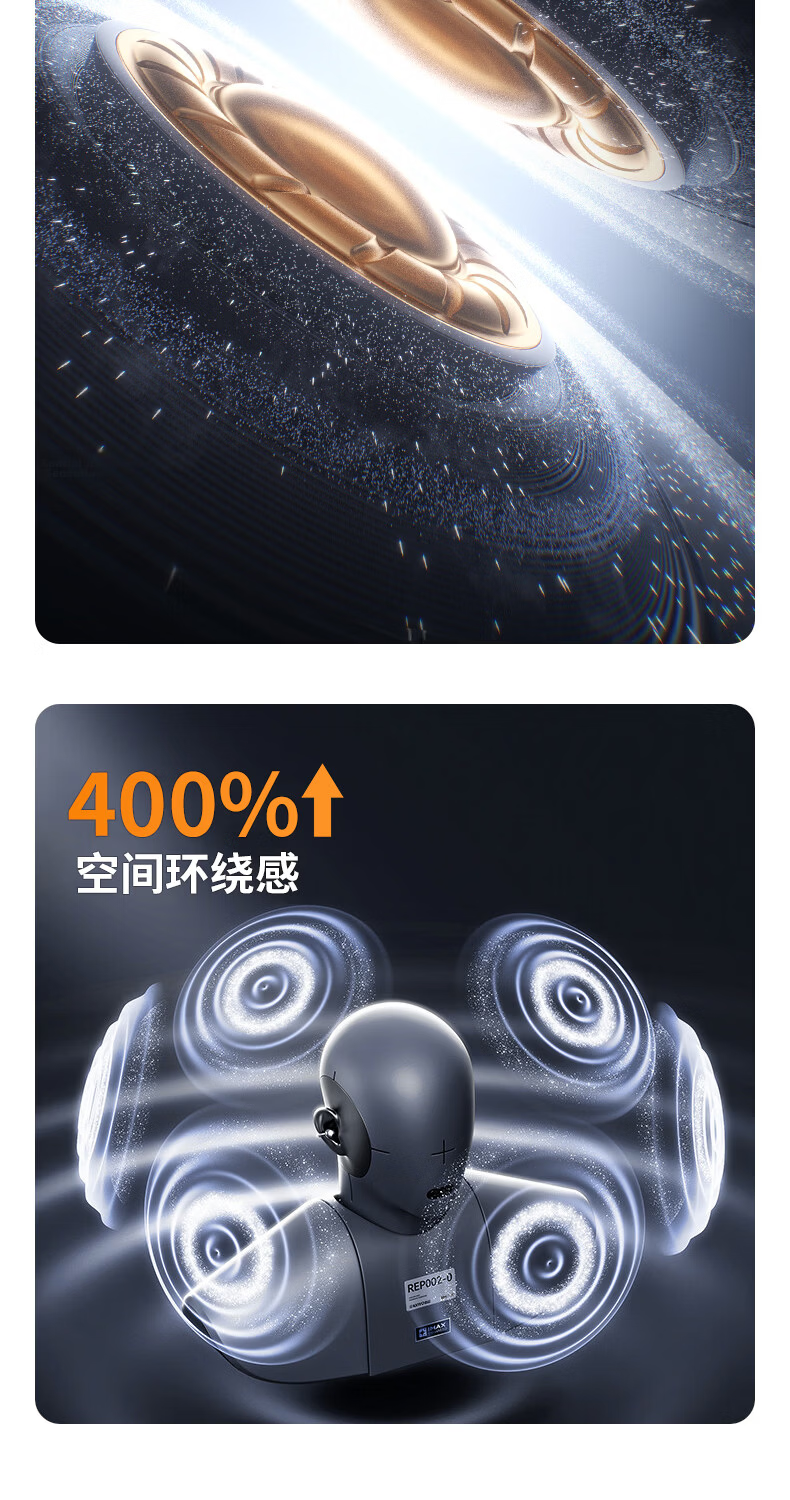 Lenovo Bone Conduction Concept Bluetooth Ear Clip Open Wireless Non-In-Ear Bluetooth 5.4 Headphones Sports Running Call Noise Cancelling Long Battery Life HD Sound TA410 Storm Gray 10