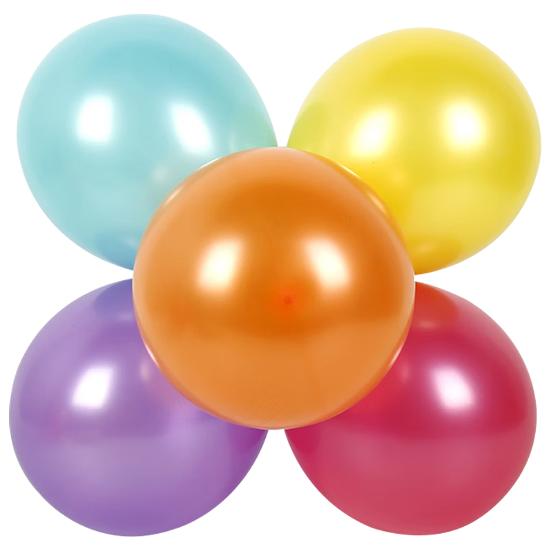 Dipple 18-inch Extra Large Balloons Birthday Party Decorations Kids Outdoor Thickened Explosion-Proof Color Balloons 10-Pack