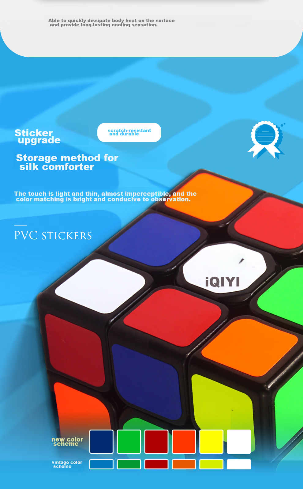 Qiyi 9-Piece Rubik's Cube Gift Set, 2x2 3x3 23x23 Mirror Pyramid, Children's Day Gift Toy 8