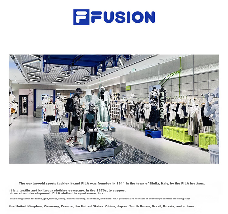 FILA FUSION Trendy Couple Colorful Backpack Summer Fashion Versatile Shoulder Bag 13
