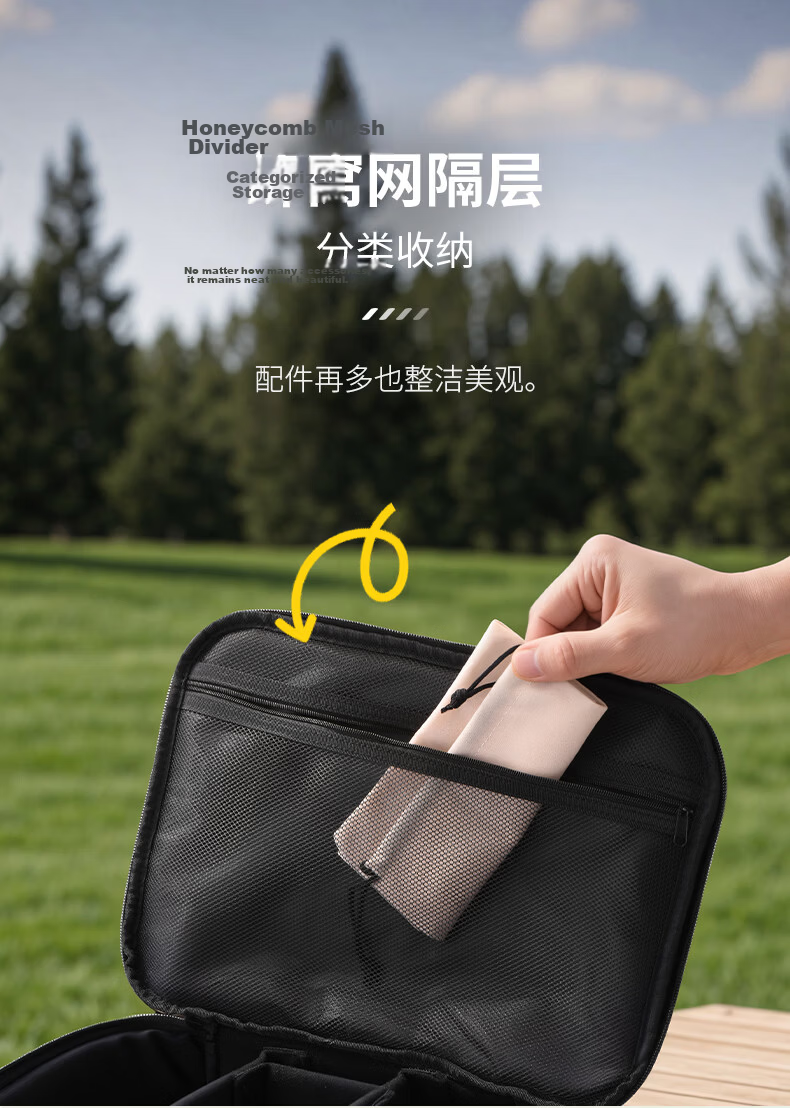CLITON Portable Italian Coffee Machine Set Storage Bag with Tamper and Portafilter Holder Carrying Case 5
