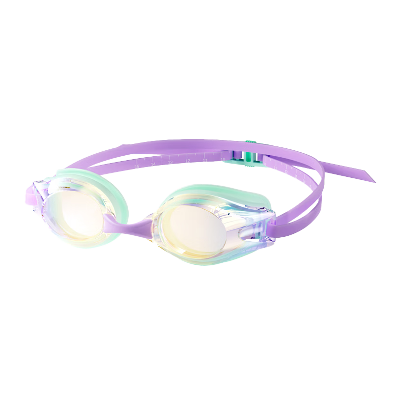 Keep Waterproof Anti-Fog HD Swimming Goggles for Men and Women Professional Competition Electroplated Swimming Glasses 454 Light Mist Purple Diamond