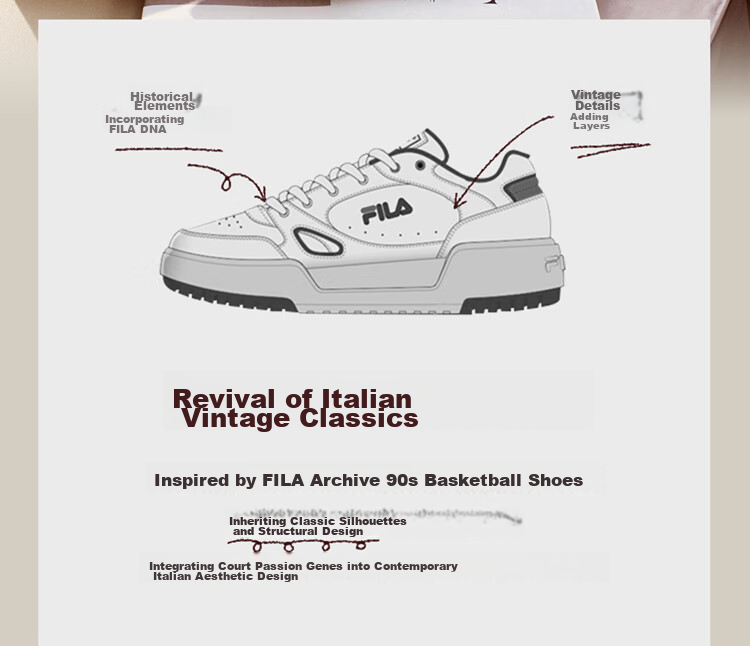FILA Official Women's CAMPUS 1S Sneakers 2026 Spring Square Casual Shoes 3