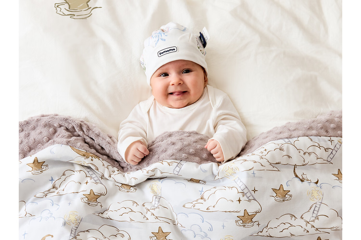 DOMIAMIA Baby Blanket Spring Summer Infant Comfort Blanket Children's Quilt Class A Double Layer 110×140 13
