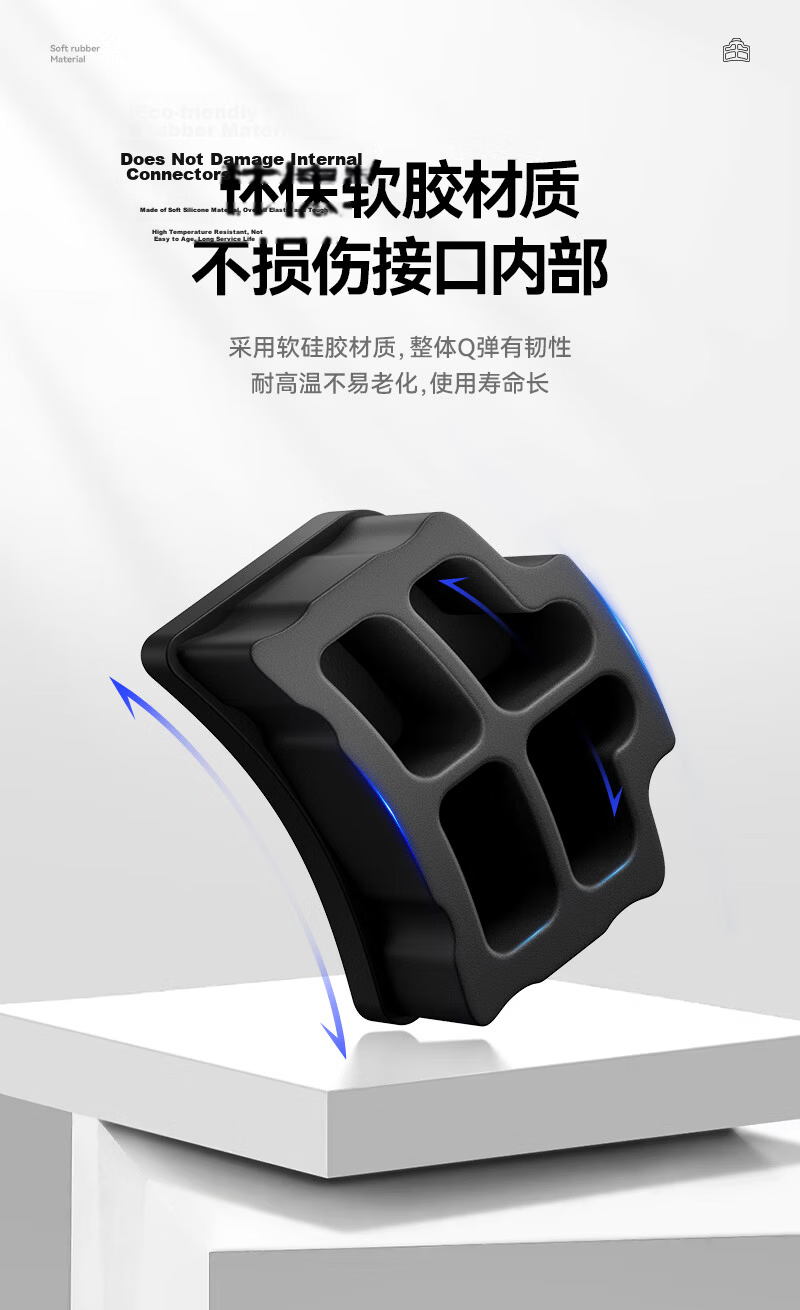 SAMZHE RJ45 Port Blocker, Network Port Dust Plug, Dust And Moisture Proof Network Port Blocker, Switch And Router Network Cable Interface Protector, 100 Pieces, SZ-WKG100 4