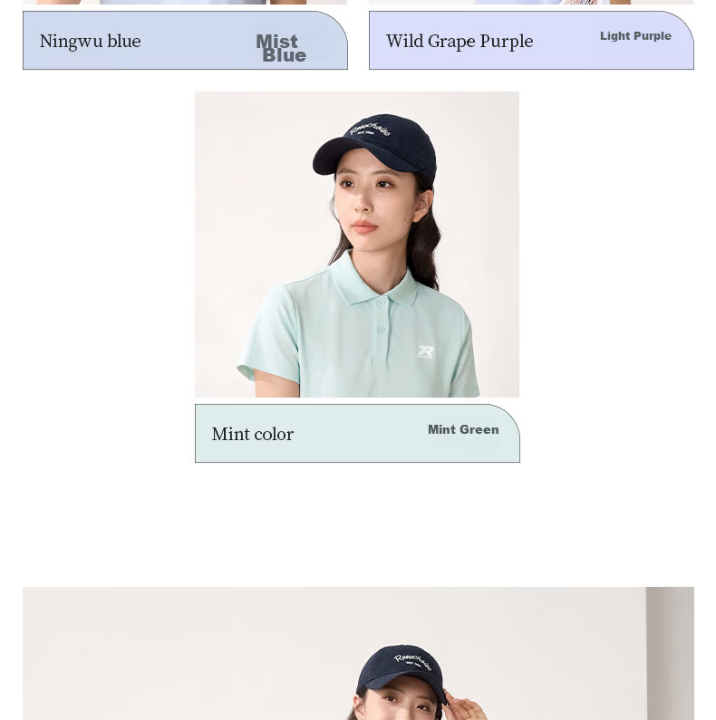 361° Women's Spring Summer Sports Polo Shirt Quick-Dry Fitness Casual Running Short Sleeve Top 662624111H-2 11
