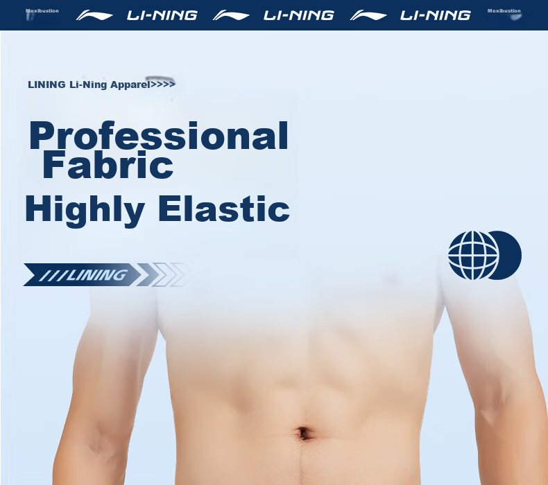 Li-Ning Men's Summer Compression Shorts Quick-Dry High Elasticity Running Sports Fitness Basketball Yoga Base Layer Five-Point Pants 7