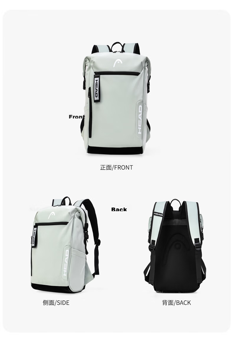 HEAD Badminton Sports Gym Bag Swimming Double Shoulder Backpack Training Bag for Men and Women High School and College Students 23