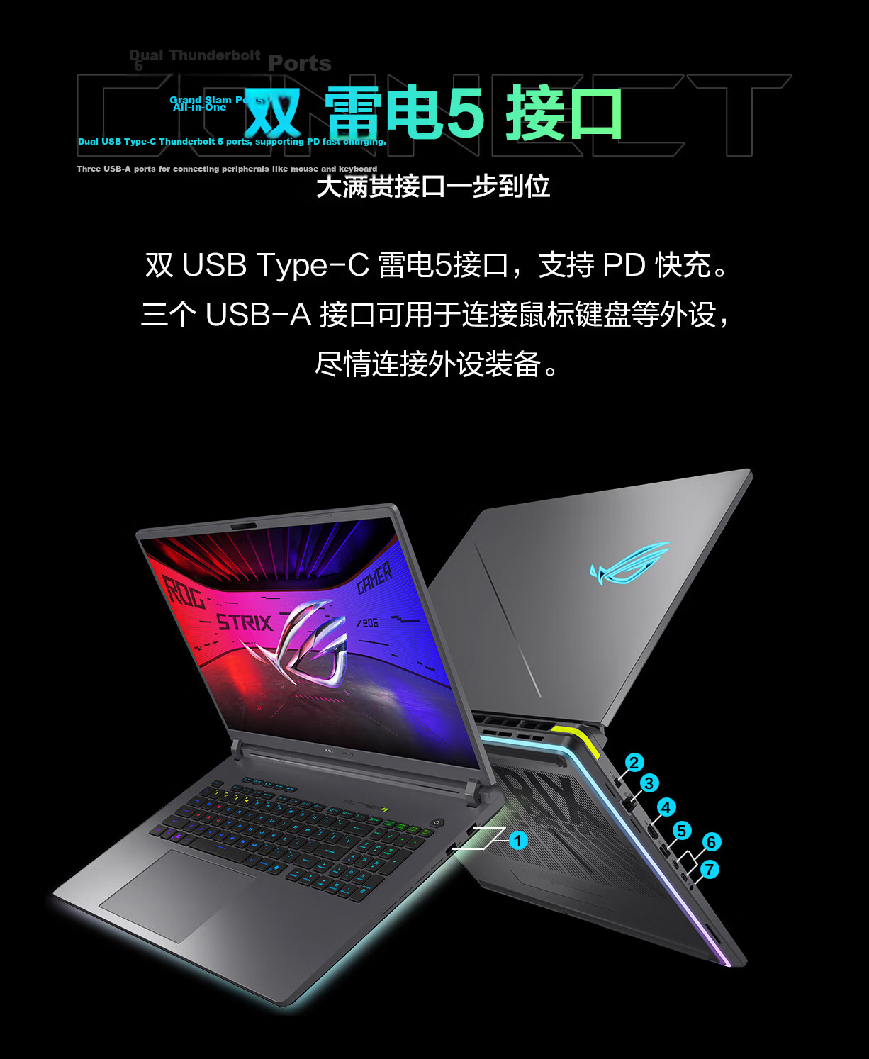 ROG Gunslinger 10 Plus Core U9 18-inch Gaming Laptop (U9 290HX Plus 32GB 1TB RTX5070 2.5K 300Hz) 21