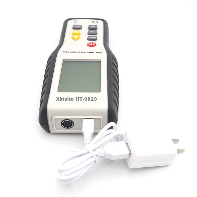 XINTEST Thermal Anemometer HT-9829 High-Precision Digital Breeze Meter Wind Speed Meter Air Volume Meter Wind Measurement Instrument 12