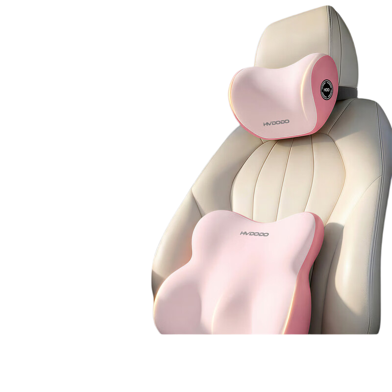 HUIDUODUO Car Headrest Lumbar Support Cushion, Car Accessories, Essential for Sleeping, In-Car Stool, Neck And Back Support, Waist Support