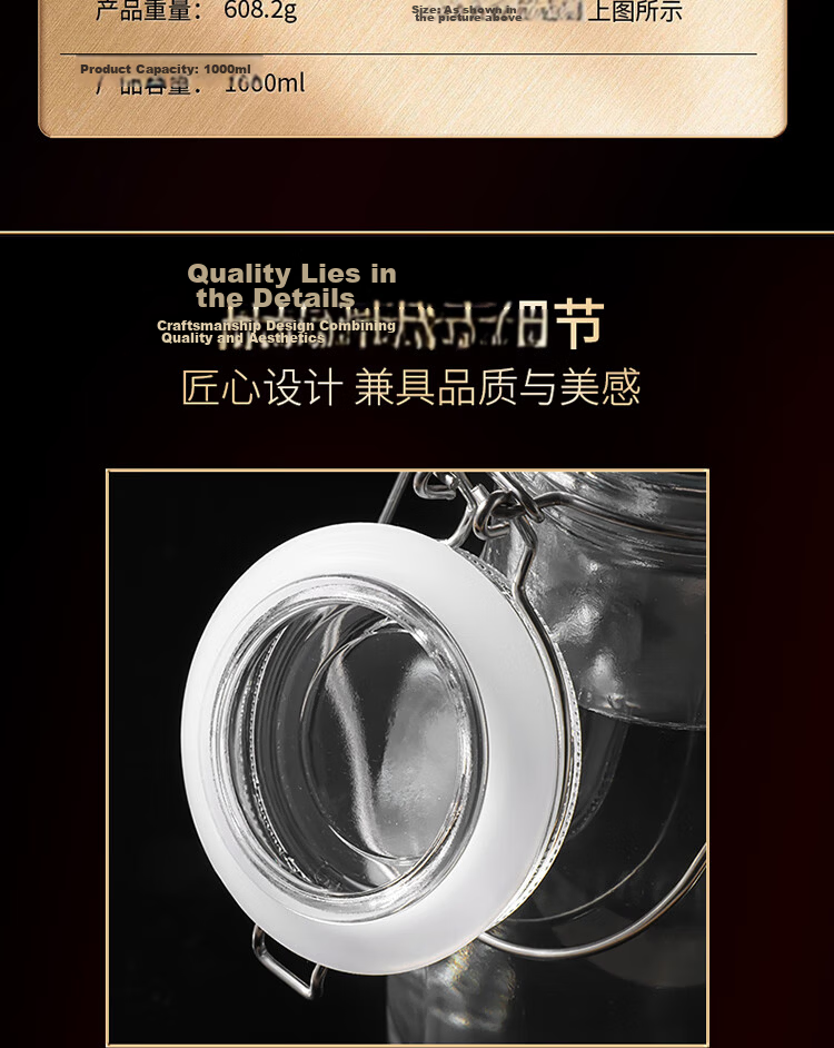 Baijie Wine Brewing Container Bottle Empty Bottle Baijiu Bottle Special Bottle Buckle Milk Tea Bottle Sealed Wine Flask Wine Jar Storage Jar 11