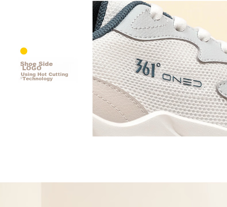 361° Men's Sports Shoes Yunjuan Autumn New Breathable Casual Shoes Men's Retro Thick-soled Dad Shoes 672636711-1 9