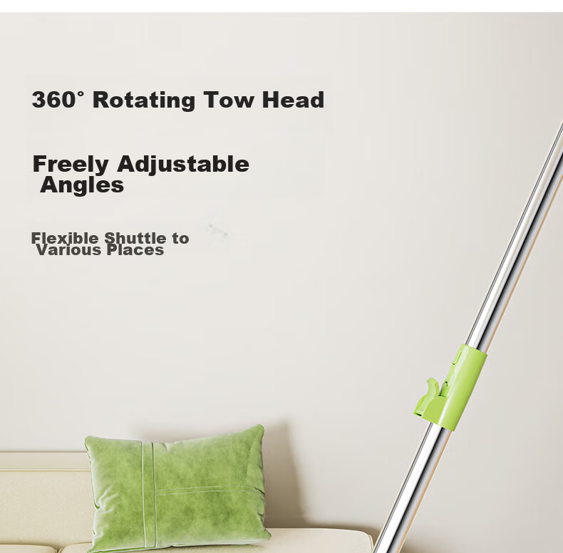3M Scotch-Brite Spin Mop 35cm Telescopic Rod 100-130cm 2 Heads T1 Elevated Bucket Household Hands-Free Cleaning 11
