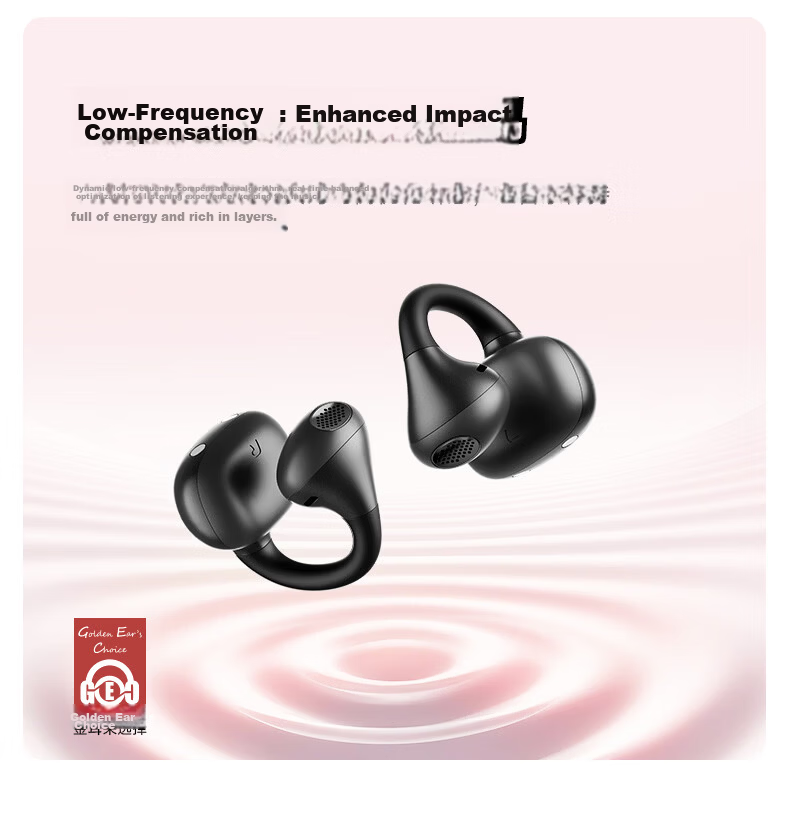 EDIFIER X Clip Clip-on Bluetooth Earphones Translator Open-fit Running Sports Earphones Bluetooth 6.0 Morning Pink Graduation Gift 9