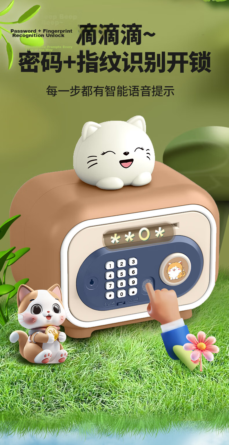 Quran New Year Children's Cartoon Piggy Bank Savings Toy Safe Birthday Gift for Boys and Girls Ages 7-14 4