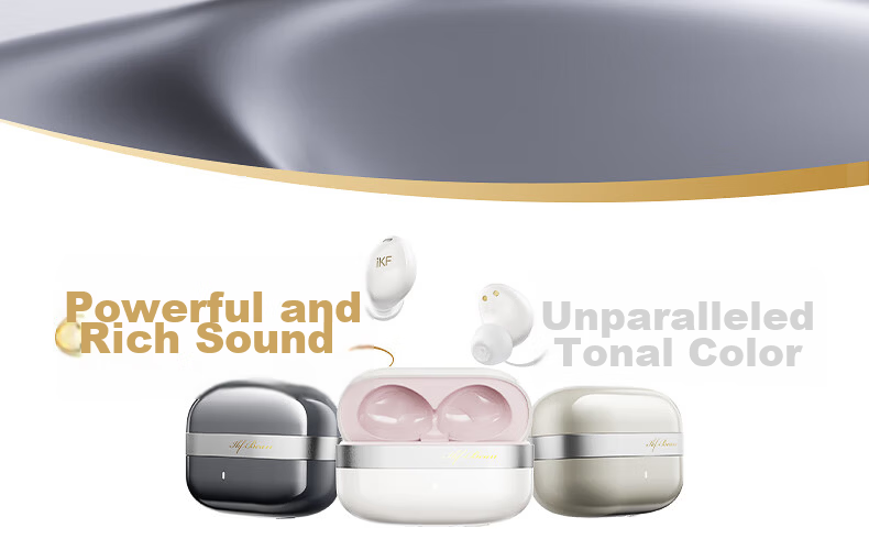 IKF Loulan [Heavy New Product] ANC Active Noise Cancelling Wireless Bluetooth In-Ear Earphones LDAC High-Quality Bluetooth 6.0 Gaming Music 2026 New Model Khaki 5