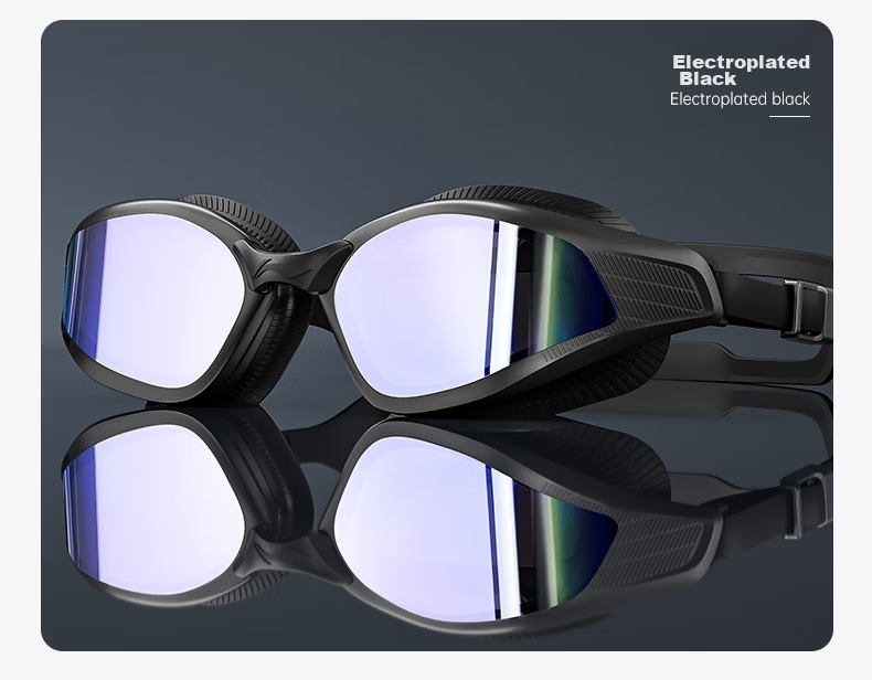 LI-NING Prescription Swimming Goggles HD Waterproof Anti-Fog Swim Cap Set Professional Swimming Glasses 17