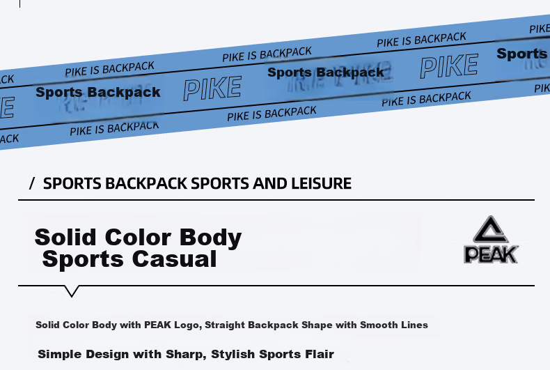 Peak 2026 New Lightweight Unisex Backpack Large Capacity Casual Travel Commuter Laptop Bag 2