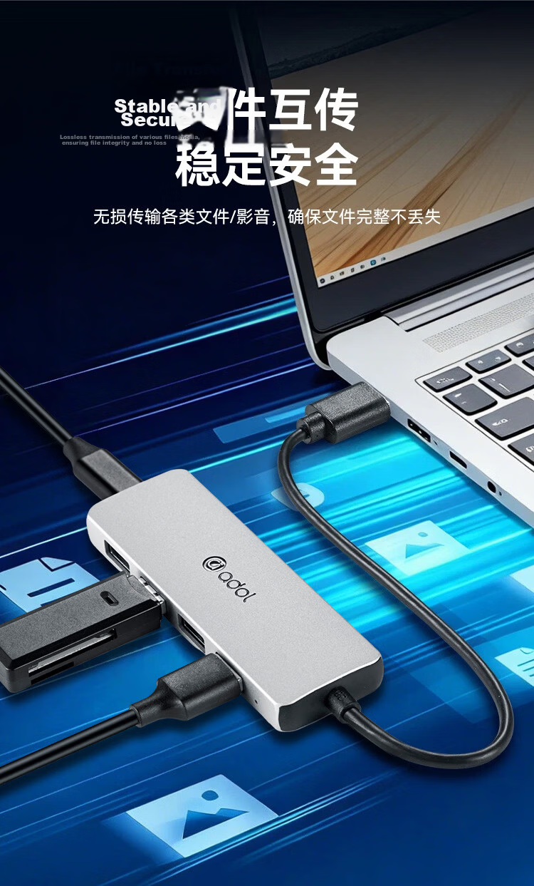 ASUS a USB Splitter USB 3.0 Adapter USB Expander USB Extension Cable Laptop Dock Hub USB Expansion Dock UA445 Metal (1.5M) 9