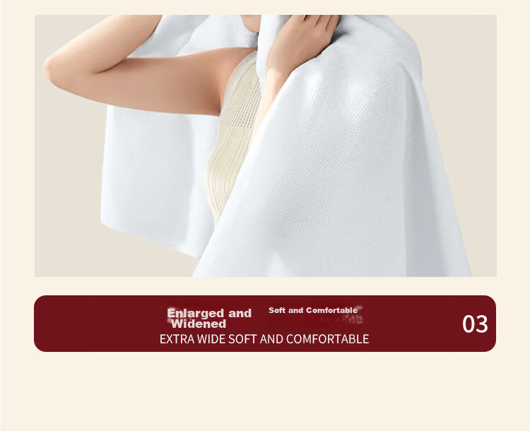 MUJI Disposable Bath Towels for Children, Extra Large and Thick, Individually Packaged, Highly Absorbent, Hotel and Travel Essential, 70x140cm, Pack of 5 18