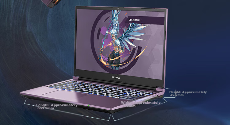 Colorful Jiangxing X16 13th Gen Core i9 16-inch Gaming Laptop (i9-13900HK, 16GB RAM, 1TB SSD, RTX 5070, 180Hz) 13