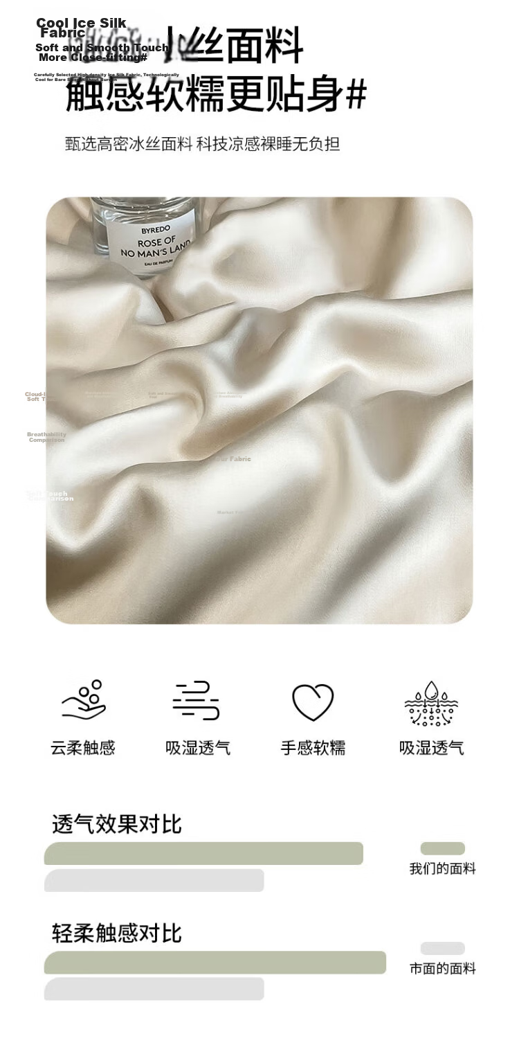 Wuyinliangpin Class A Cooling Ice Silk Summer Quilt, Machine Washable Summer Cool Quilt, Single Student Summer Air Conditioning Thin Blanket, 150*200cm 2