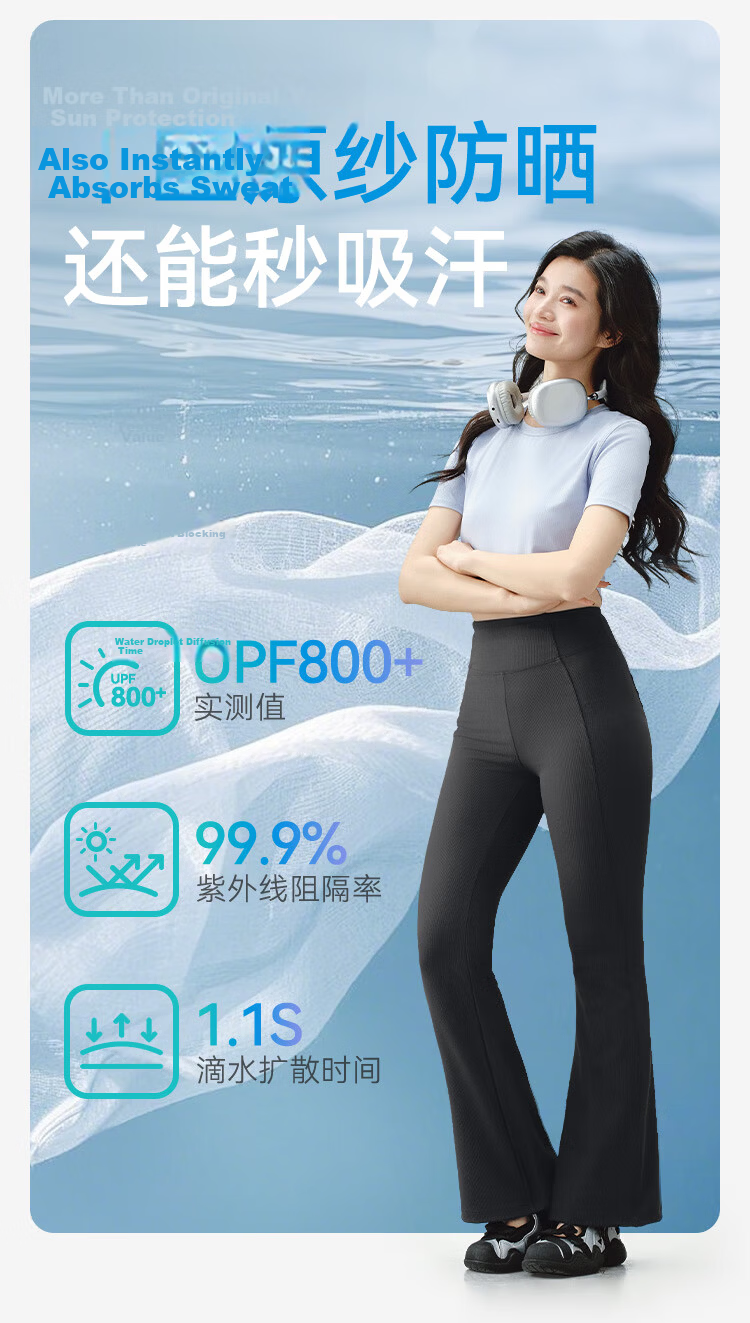JD Jingzao Shark Flared Yoga Pants Women 2026 Spring Slim Fit Sportswear Gray XL 14