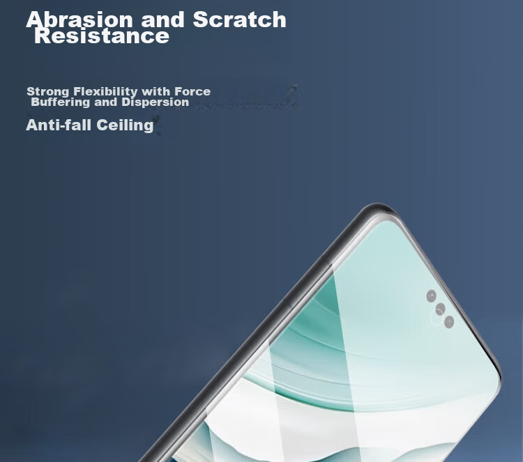 Baouzou [Damage Compensation] Tempered Glass Screen Protector for Huawei Mate60 Pro/Pro+ HUAWEI Mate60RS Curved Full Screen HD Anti-Fingerprint Film 11