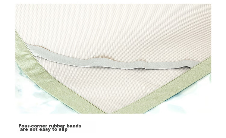 FUANNA Cooling Mat 1000D Ice Silk Washable Machine Washable Class A Antibacterial Single Summer Mat 1.2x2m Mint 13