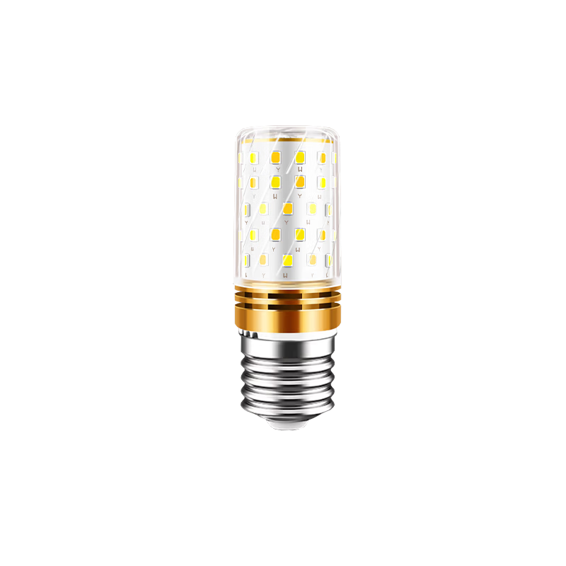 Jinggong LED Corn Bulb Energy-saving Bulb E27 Large Screw Base High Power Three-color Dimmable Decorative Light 12W Tri-color Dimming