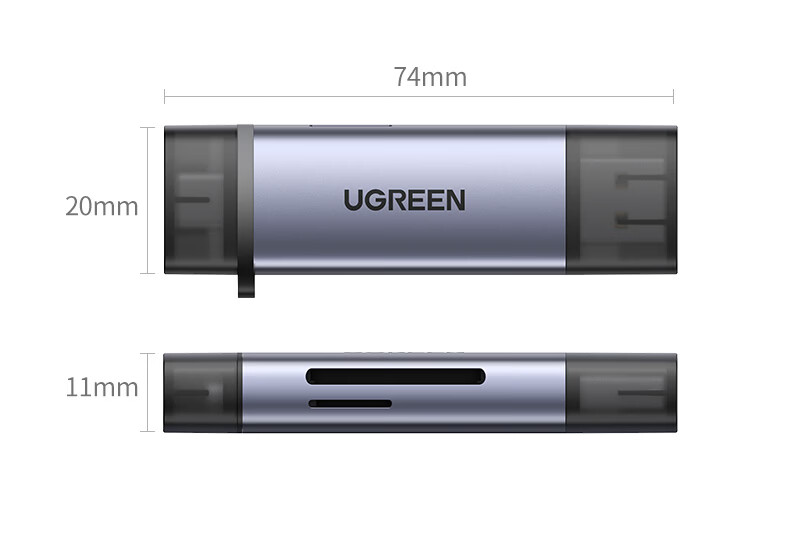 UGREEN USB/Type-C High-Speed Card Reader, Compatible with SD/TF 3.0 Dual Cards, Suitable for Computers, Tablets, Smartphones, DJI Pocket 4/3 Drones, Apple 17 Action Cameras 29