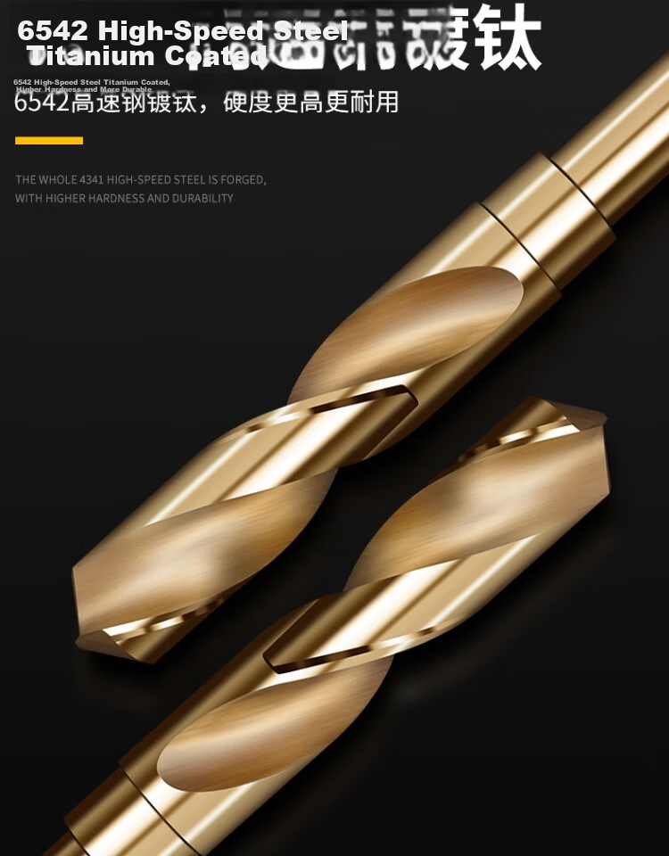 Jintian 6542 Small Shank Drill Bit 13mm Stainless Steel Metal Hole Saw High Hardness Electric Drill Chuck 7
