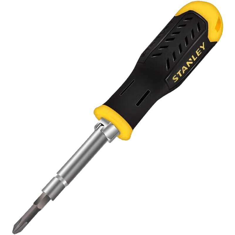 STANLEY 6-in-1 Multi-Function Screwdriver Phillips and Flathead Screwdriver STHT68012-8