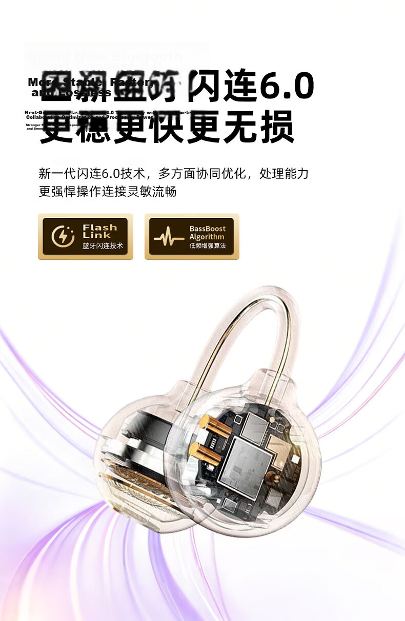 EZHK 2026 Latest Ultra-Long Battery Life Bluetooth Earbuds, Dual Pair, Two-in-One, Four Earbuds with Two Ear Clip Mini Hidden Design, Comfortable Long Wear, Noise Isolation and Noise Cancelling 27