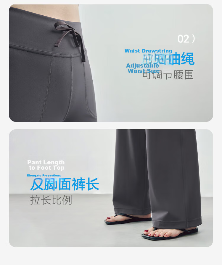 JD Jingzao Women's Casual Straight-Leg Pants 2026 New Loose Slim High-Waist High-Elasticity Pants Black M 18