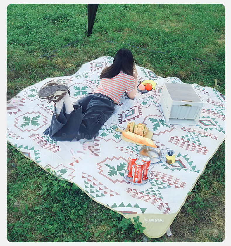 ABENAKI Picnic Mat Outdoor Camping Park Waterproof Thickened Portable Lawn Tent Ground Mat 15