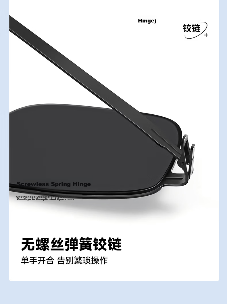 Vigus Men's Ultra-Light UV400 Polarized Sunglasses Outdoor Sun Protection Driving Sunglasses 13